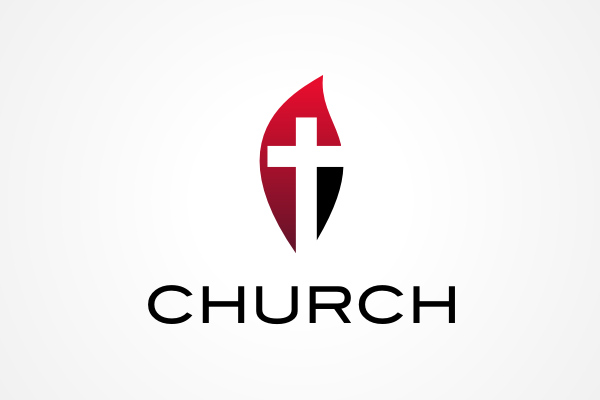Cross and Flame Logo