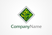 PSD Logo: Plant Logo