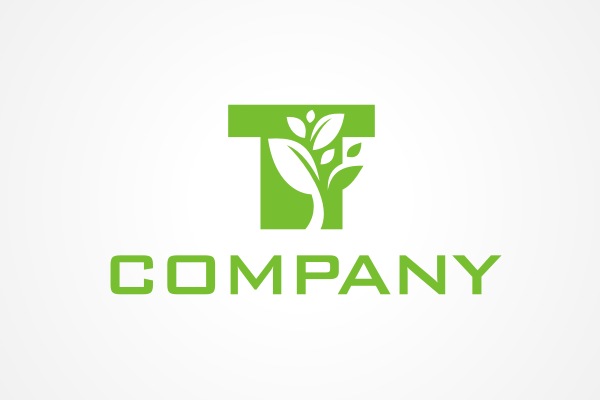 Free Logo: Leafy Letter T Logo