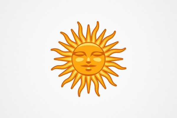 Sunshine symbol isolated sun logo vector design 12561183 Vector Art at  Vecteezy